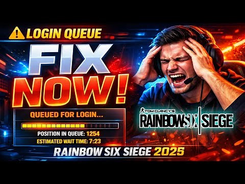 Fix Rainbow Six Siege Queued for Login | Reduce Long Login Queue (2025)