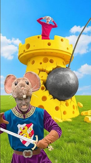 CHEESE TOWER vs MICE! 🏰🧀🐭