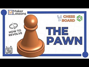 How to draw a Pawn with revolve to 3D print