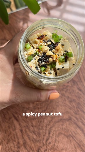 Gigi Grassia | quick protein-packed vegan recipes | EASY NO COOK TOFU MARINADES TOFU FETA SPICY PEANUT TOFU ⏱ 10 min prep | 🍏 55-36g protein – 6-9g fibre | 🍽 Serves 2-3 No-cook tofu =... | Instagram