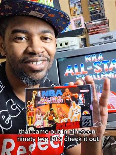 NBA All Star Challenge Super Nintendo 1992 #gamers #nbaallstarweekend #nba #retrogaming #supernintendo