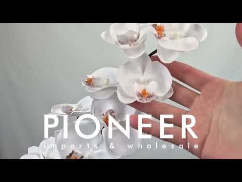 Phalaenopsis Orchid Stem - White | Silk Wholesale Flowers for Event Professionals SKU# PWO1106WH
