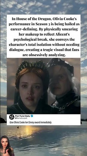 Olivia Cooke’s Career-Defining Performance in House of the Dragon #HouseOfTheDragon #OliviaCooke