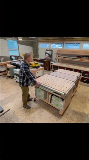 Modular Workbenches! #tooltips #shoptips #cooltools #festool #workbench