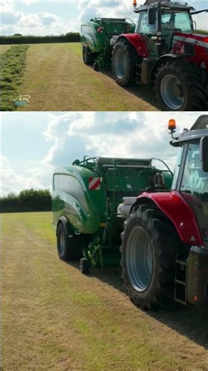 baling silage for winter feeding #farming #agriculture #arimagery