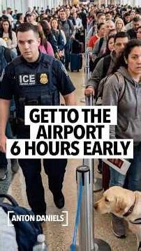 People are missing their flights out of Houston due to more than 5-hour wait times, ICE agents there