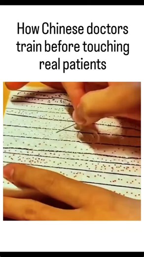Hacker001😝 on Instagram: "This instagram video showcases China's "flying needle" phlebotomy technique, where trainees practice rapid IV insertions on padded arm simulators, achieving vein access in under 10 seconds through repetitive drills on vein-mimicking lines. This simulation-based training, rooted in Chinese medical education, boosts precision and reduces patient pain, as haptic simulators have shown up to 40% improvement in first-attempt success rates in peer-reviewed studies on needle p