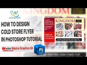 HOW TO CREATE A SIMPLE FLYER FOR BEGINNERS (COLD STORE FLYER)