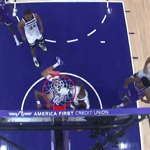 Did anyone ask for multiple angles of Anthony Edwards' poster? 📹 #RepublikaNgNBA #RaisedByWolves | NBA Philippines