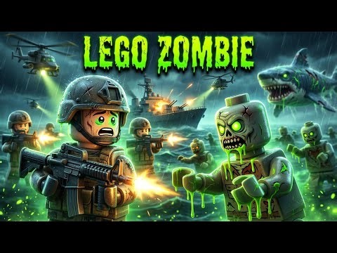 LEGO Zombie Outbreak from the Ocean | Lego Survival | LEGO Zombie Animation