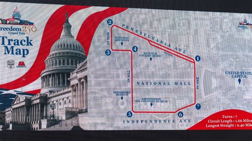 Course unveiled for DC Freedom 250 Grand Prix