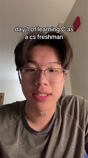 day 1 of learning C as a cs freshman