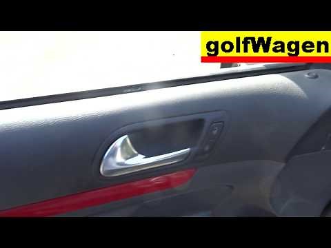 VW Golf 5 LED door exit warning light install how to