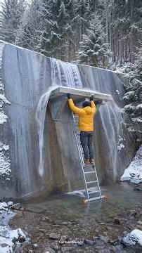 Ich habe einen GEHEIMEN Bunker in einem Wasserfall gebaut! 🤯