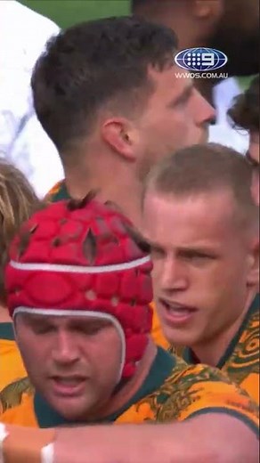 A magnificent Maul has the Wallabies on the board! 💪 #9WWOS #Wallabies