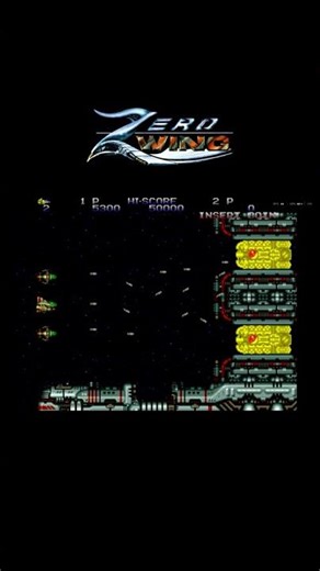 Zero Wing 1–Classic Arcade Gameplay#shorts