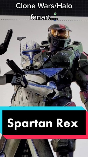 Halo Star Wars Crossover Fanart: Introducing Spartan Rex 🎨