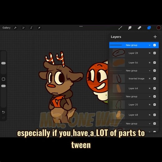 another procreate tip for tweening animators!! #animation #dandysworld #art #procreate