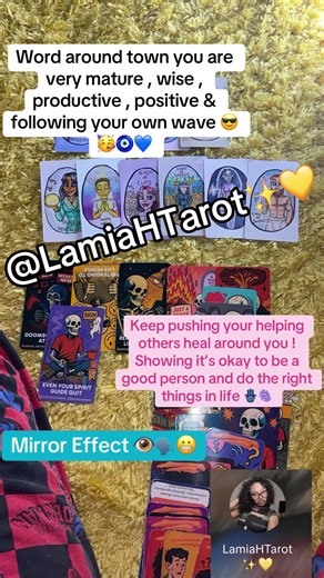 Word around town the collective is unbreakable 😎💪🏾 strong in your faith & glowing ! Accomplishing your goals and walking away from you past 😎💪🏾 #wisernow #resistant #tarot #fyp #tiktok