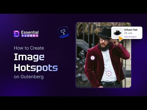 How to Make an Image Hotspot on a Gutenberg Website?