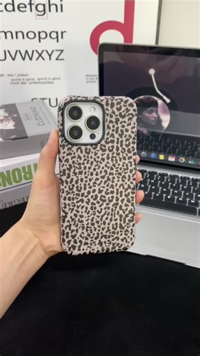 Stylish Black Leopard Print Phone Case Designs