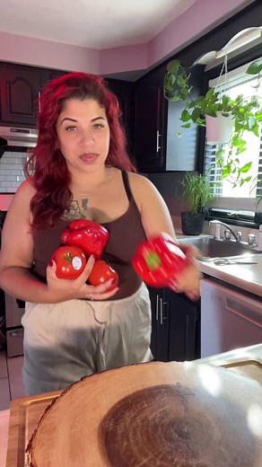 Tomato-based Red Sofrito (Recipe Caption) perfect for soups, stews, yellow rice, marinate, and beans. Elevate flavors and bring color to your food, without adding so many chemicals. Great replacement for tomato sauce in your rice. 3 Farm Tomatoes 2 Red Bell Pepper 1 Small Yellow Onion 1/2lb Garlic Peeled 1Bunch Culantro or Cilantro 1/4c Oil (Avocado Oil) 2Tbs Annato Powder or Paprika Yellow Rice With Salchichas & Corn 3-4Tbs Achiote Oil (Recipe Pinned) 3-4Tbs Red Sofrito 2-3Tbs Green Sofrito (Re