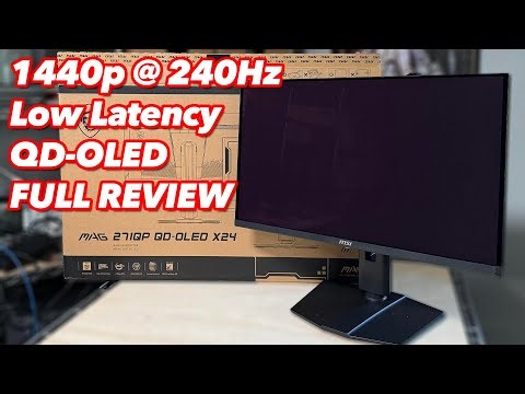 MSI MAG 271QP - 1440p 240Hz OLED Gaming Monitor