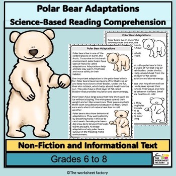 Polar Bear Adaptations | Reading Comprehension | Science | Grades 2–4