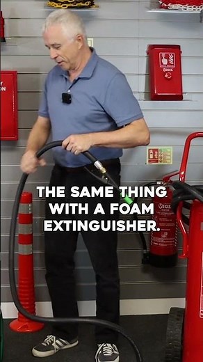 How To Use A Wheeled Foam Fire Extinguisher