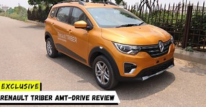 Renault Triber AMT drive review on video: Check it out