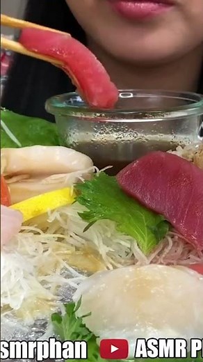 Eating Tuna Sashimi! #asmr #food