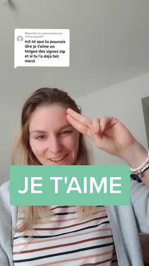Je t'aime en langue des signes française