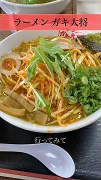 ラーメン【ガキ大将】茨城県つくば市に行ってみた！ #つくば市 #茨城県 #グルメ #ランチ #ドライブ #ラーメン#さんぽ #vlog #飲食店 #角煮