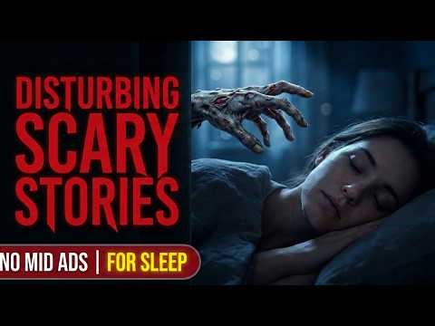 🔴 EP16 NO MID ADS 🔴 2 Hours of Disturbing Scary Stories for Sleep | Rain Sounds | Black Screen