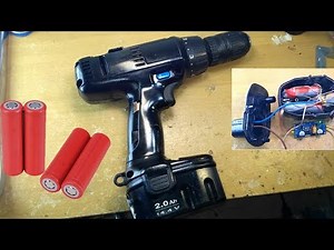 Akkus fúró hibás akku javítása (Drill battery nicd to lithium)
