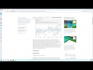 Open Webinar Intro: Analysis of long term temperature data with Python and Pandas, Dec 06 2021