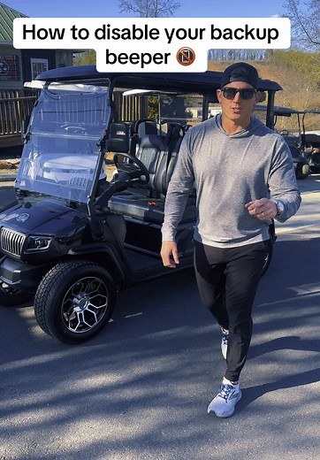 Cómo deshabilitar el pitido de respaldo de tu carrito de golf