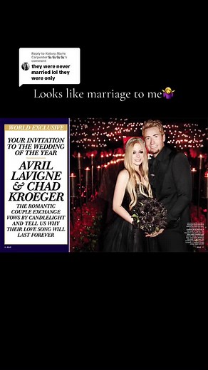 Avril Lavigne and Chad Kroeger's Celebrity Wedding