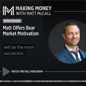 In the latest episode of Making Money with Matt McCall, Matt shares motivation for #investors. He says "stick to your guns, this is normal." Watch now ➡️ bit.ly/3yyxf5j | Stansberry Research