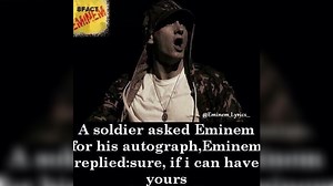 A Soldier Asked Eminem For His Autograph | Know Your Meme