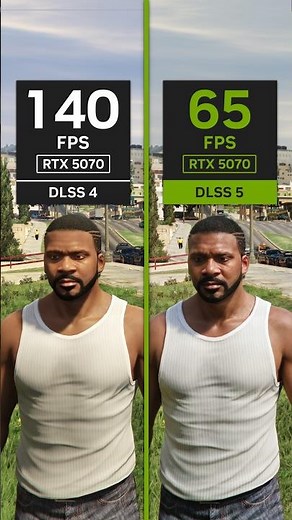 DLSS 4 vs DLSS 5 on RTX 5070 (GTA 5 Enhanced)