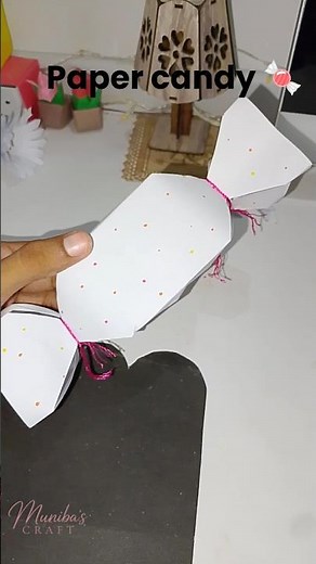 Diy paper candy 🍬🍬 for gift idea 💡#paper#candy#craft#cute