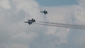 Blue Angel Missing Man Formation Slow Stock Footage Video (100% Royalty-free) 1083060496 | Shutterstock