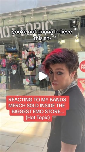 TX2 on Instagram: "Reacting to TX2 MERCH INSIDE A HOT TOPIC (the biggest emo US clothing store) - SH0W an emo who needs to see the news… @hottopic @hottopicmusic ——————————————————————- #hottopic #emo #emophase #goth #gothic #alternative #poppunk #alternativefashion #rock #rockmusic #emoboys #emoboy #tx2"