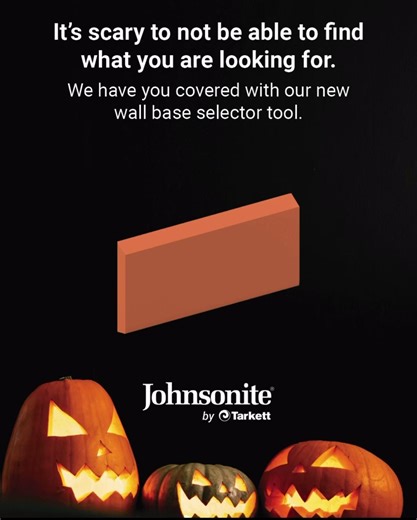 Tarkett Contract | Don’t be spooked by a lack of wall base options this season. 👻 Johnsonite offers the broadest selection of wall base colors, profiles,... | Instagram