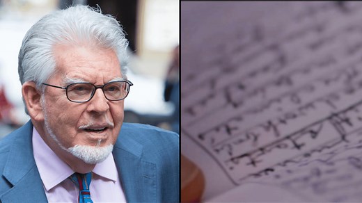 Rolf Harris' 'repulsive' letter directed at victims exposed in new ITVX documentary