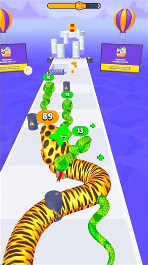 😱Snake Run Race 100%_ 🏆Win3 snake gameplay Snake calas 4🐍🔥 (part-5)#gameplay#000#2million #10Okviews