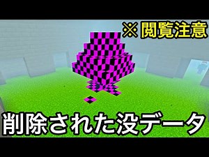 【マイクラ】海外で発見された「絶対に使用してはいけない没データ」を調査したら都市伝説いた.. 〜削除された幻のファイル「忘れられていない.jar」〜【マインクラフト】【まいくら】【検証】