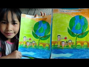 #Postermaking Pangalagaan ang Ating Kapaligiran at Likas na Yaman at Pagyamanin/ Drwing and Coloring
