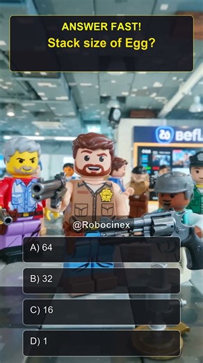 🤯 Can YOU Answer This? Stack size of Egg? | Minecraft Short #Minecraft #Shorts